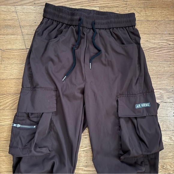 2 Pair of Men's Cargo Pants Green and Black size S - Picture 8 of 9